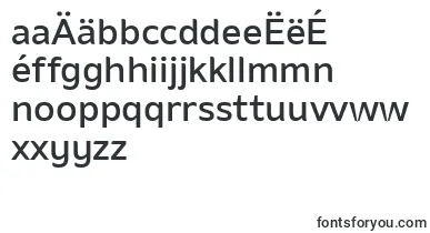 AminoMedium font – macedonian Fonts