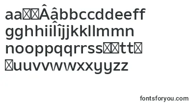 AminoMedium font – romanian Fonts