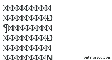 AminoMedium font – turkmen Fonts