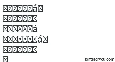 AminoMedium font – burmese Fonts