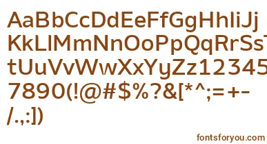 AminoMedium font – Brown Fonts