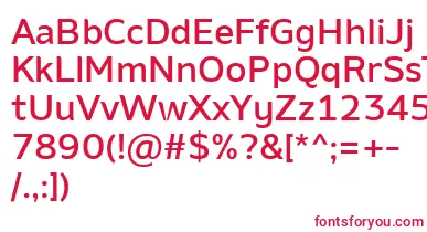 AminoMedium font – Red Fonts