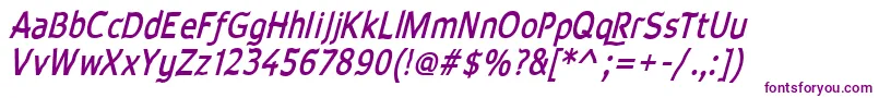 Wavebi Font – Purple Fonts on White Background