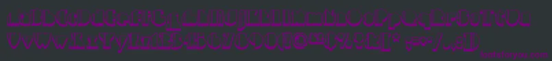 Highfivejivenf Font – Purple Fonts on Black Background