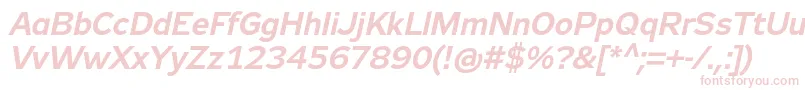 Zeppelin33Italic-Schriftart – Rosa Schriften