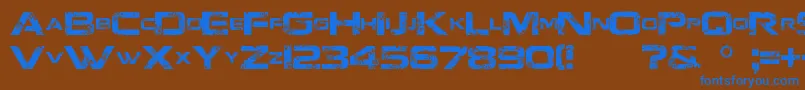 More about JacintoSans Font JacintoSans Font – Blue Fonts on Brown Background