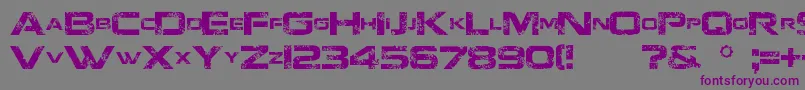 JacintoSans Font – Purple Fonts on Gray Background
