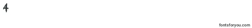 フォントJinkeez – フォント数字4
