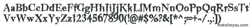 Jinkeez-Schriftart – Gruselige Schriften
