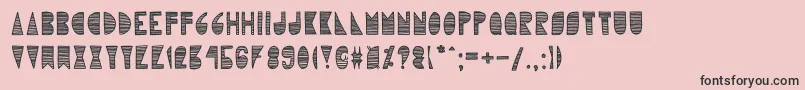 Karlieelizabeth Font – Black Fonts on Pink Background