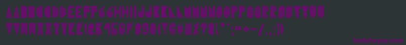 Karlieelizabeth Font – Purple Fonts on Black Background