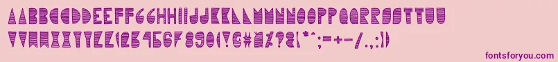 Karlieelizabeth Font – Purple Fonts on Pink Background
