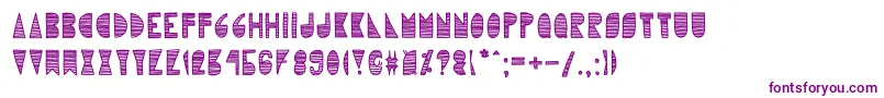 Karlieelizabeth Font – Purple Fonts on White Background