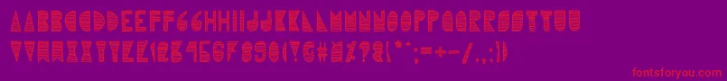 fuente Karlieelizabeth – Fuentes Rojas Sobre Fondo Morado