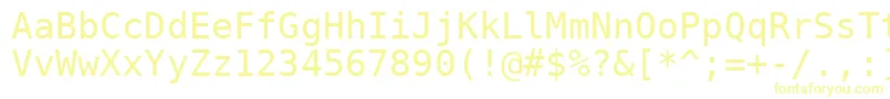 Dejavu Font – Yellow Fonts