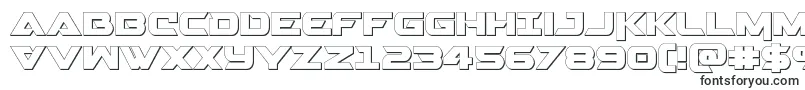 Шрифт Gemina23D – 3D шрифты