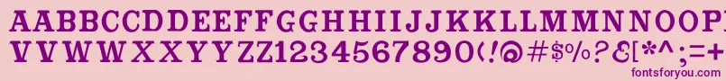 Cabbagetownsmcapsstd Font – Purple Fonts on Pink Background