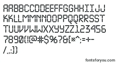  ALcdnova font