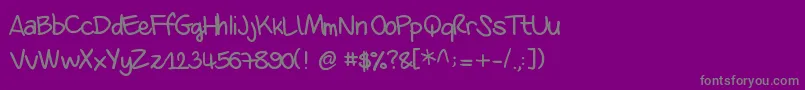 Подробнее о шрифте Danila Шрифт Danila – серые шрифты на фиолетовом фоне