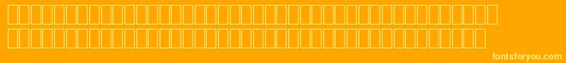 fuente Hqpb2 – Fuentes Amarillas Sobre Fondo Naranja