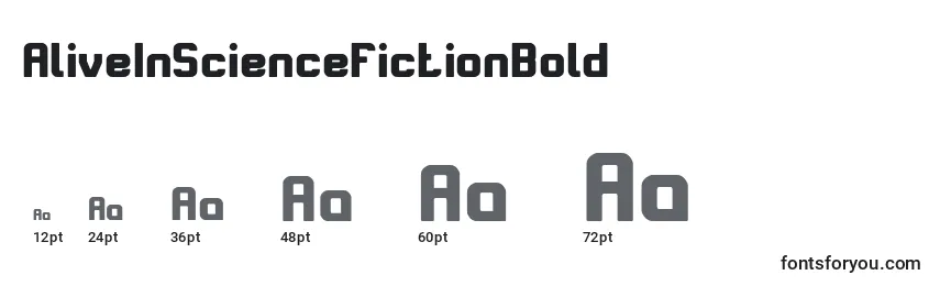 AliveInScienceFictionBold Font Sizes