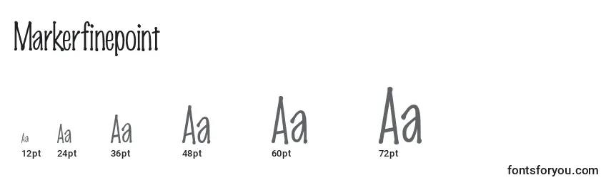 Markerfinepoint Font Sizes