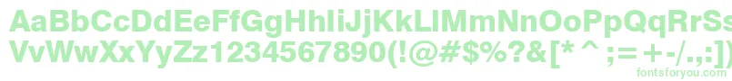 Swiss721HeavyBt Font – Green Fonts