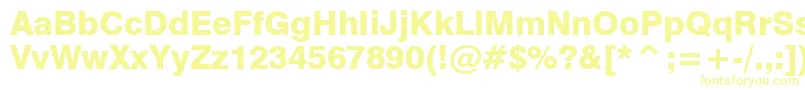 Swiss721HeavyBt Font – Yellow Fonts