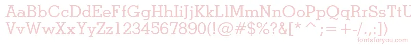 StymieMediumBt Font – Pink Fonts on White Background