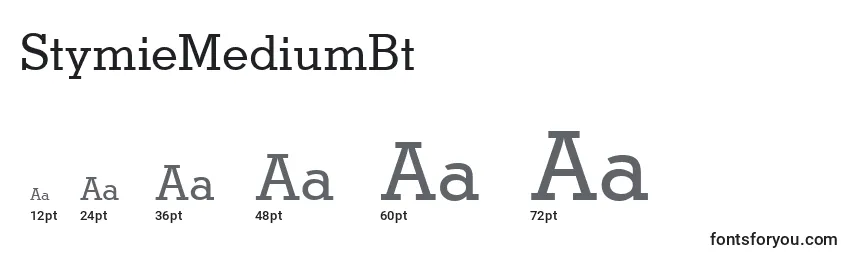 StymieMediumBt Font Sizes