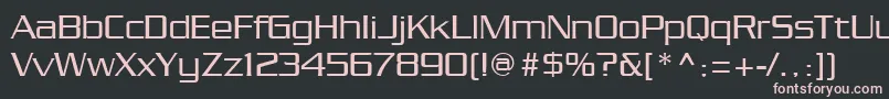 Chainlink Font – Pink Fonts on Black Background