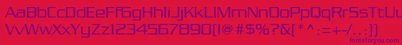 Chainlink Font – Purple Fonts on Red Background