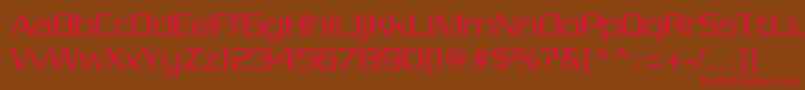Chainlink Font – Red Fonts on Brown Background