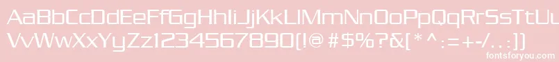 Chainlink Font – White Fonts on Pink Background