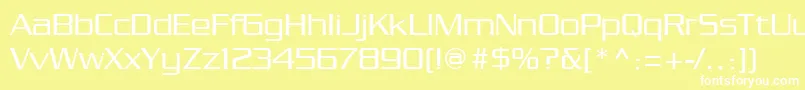 Chainlink Font – White Fonts on Yellow Background