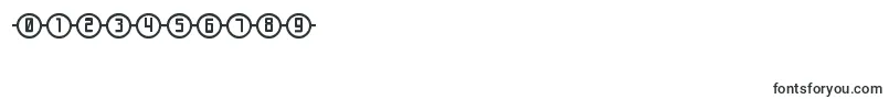 フォントConcadenadoSt – 数字と数値のためのフォント