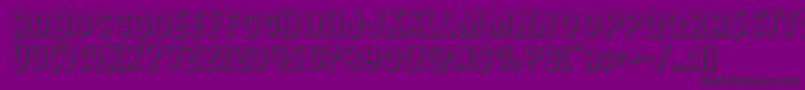 Vampirebrideshadow Font – Black Fonts on Purple Background