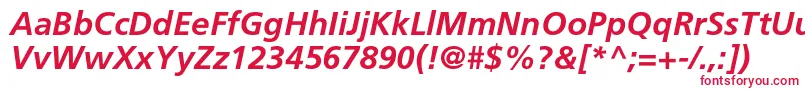 FrutigerLt66BoldItalic Font – Red Fonts