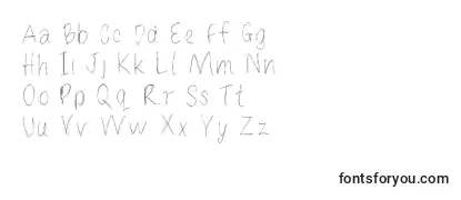 Loulousscribble Font