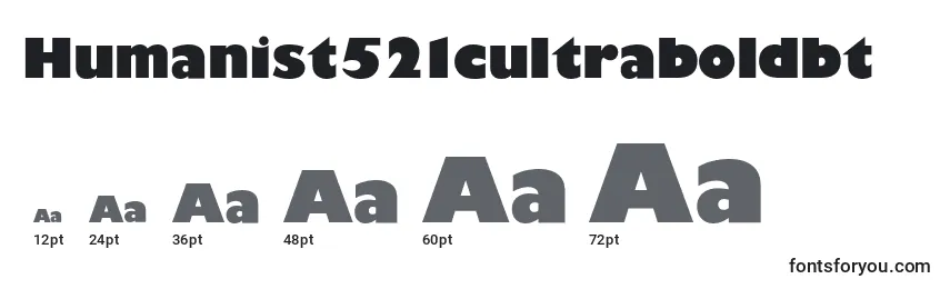 Humanist521cultraboldbt Font Sizes