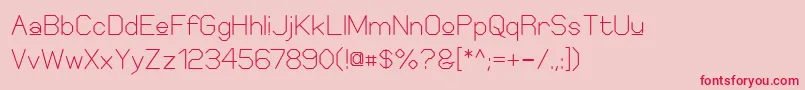 ElgethySquareUpper Font – Red Fonts on Pink Background