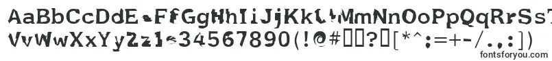 Czcionka Fildnik – rosta typografia