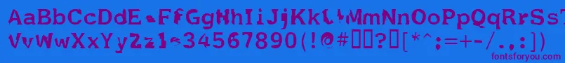 More about Fildnik Font Fildnik Font – Purple Fonts on Blue Background