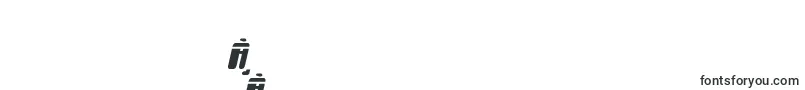 Forcemajeurelaserital-Schriftart – thailändische Schriften