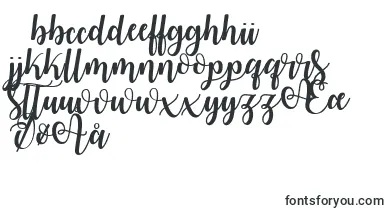 WatermelonScriptDemo font – danish Fonts