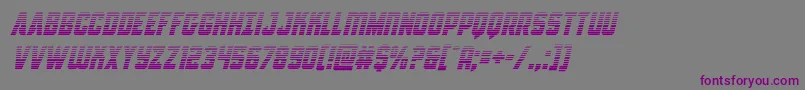 Шрифт Antillesgradital – фиолетовые шрифты на сером фоне