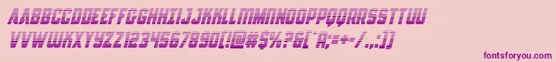 Antillesgradital Font – Purple Fonts on Pink Background