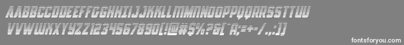 Antillesgradital Font – White Fonts on Gray Background