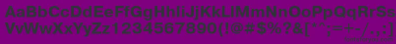 Prg75C Font – Black Fonts on Purple Background