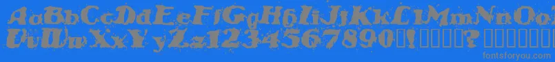 Weitere Informationen zur Stabn-Schriftart Stabn-Schriftart – Graue Schriften auf blauem Hintergrund